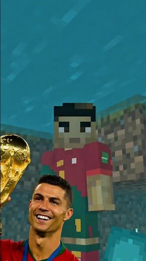 Minecraft But Everyone is Cristiano Ronaldo! 🔥⚽ | Funny Minecraft Skins Challenge