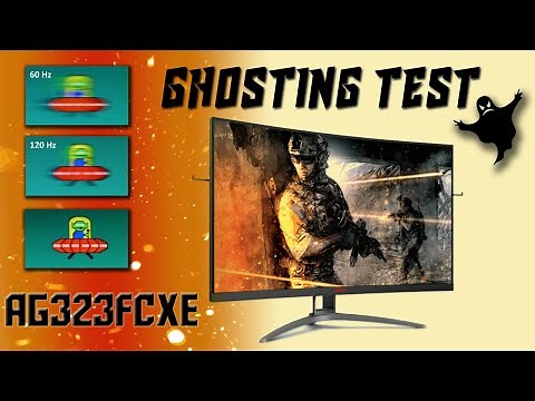 Ghosting teste AG323FCXE Monitor AOC Gaming 31,5