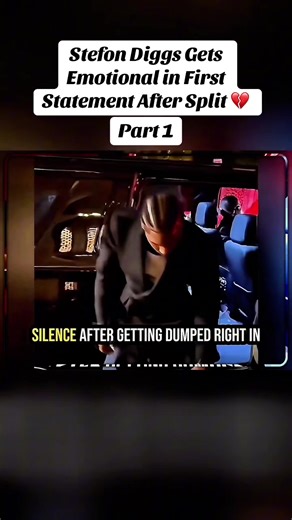 Part 1: Stefon Diggs Gets Emotional in First Statement After Split 💔 #viral #fyp #watchtillend #celebrities #drama