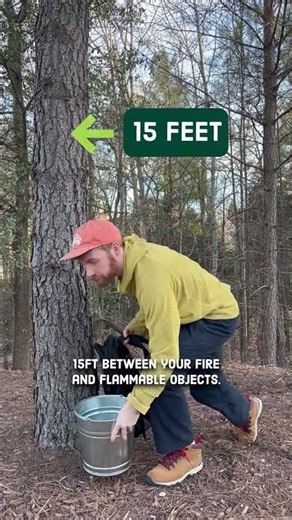 Choosing a Safe Campfire Location