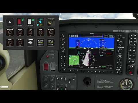 MSFS 2020 - Elgato Stream Deck - COMMS Radio demo