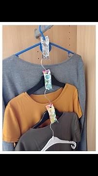 Tuto accroche cintres , diy gain de place, rangement malin