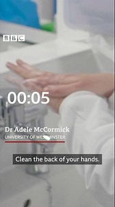 The NHS says that washing your hands is a key part of preventing the spread of viruses such as coronoavirus. Here's how to do it in 20 seconds. bbc.in/32QGzjn | BBC News