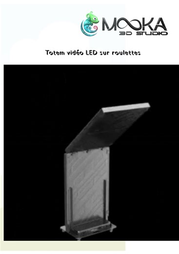 Totem vidéo LED