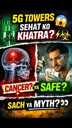 Ab 5G towers se cancer hone lag gaya 😱 ll #shorts #viral #facts