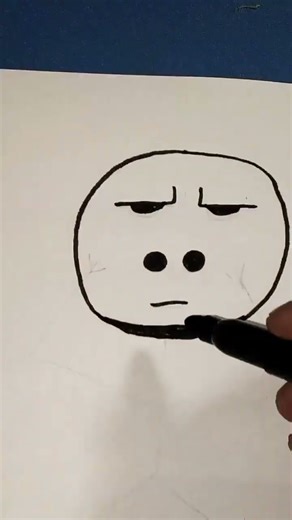 “When a Stickman Has No Emotions | Funny Drawing Animation” #art #drawing #easydrawing #MemeFace