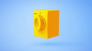 Yellow Washing Machine Rotates Around Axis: stockbeeldmateriaal en -video's (rechtenvrij) 1110338871 | Shutterstock