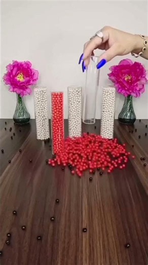 Satisfying Marbles Beads ASMR Relaxing Sound ♥️♥️✨#shorts #diy #satisfying