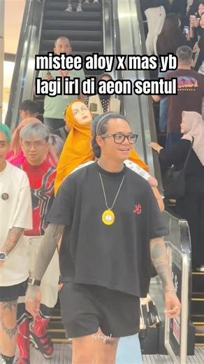 mistee aloy x mas yb lagi irl di aeon sentul #mraloy #aloy
