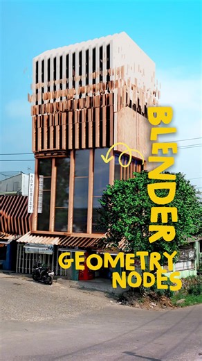 bowski. on Instagram: "Building this transition using Geometry Nodes. I capture the original position and normal, create a distance mask using an Empty, blend it with noise for an organic look, then use that mask to push the vertices and shrink the faces. Everything comes together in Set Position so the entire transformation can be controlled in real time simply by moving the Empty ❒. #b3d #blender #3d"