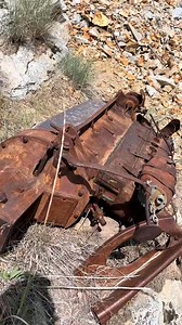 The engine that ran the tram and compressor. #pnw #offcourseexplorations #lostmine #history | The Official Off Course Explorations Page