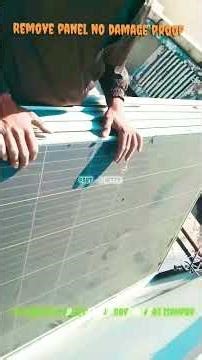 Remove panel no damage proof Video