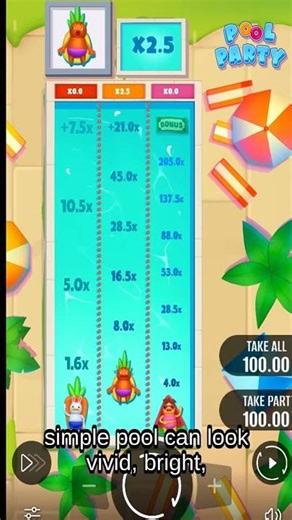 Why Pools Look So Bright Blue 💦 Pool Party #shorts