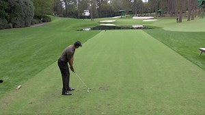 Using the slopes. Tiger Woods birdies No. 16 to reach -3 at the Masters. | Masters Tournament