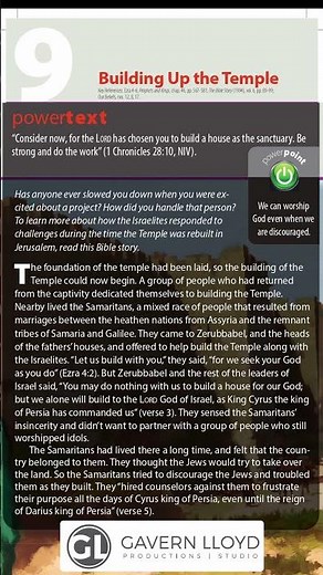 Q4 L9 | JUNIOR POWERPOINTS | Memory Verse | Powertext | #gracelink #sabbathschoollesson