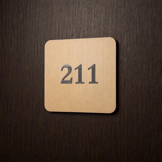 Office Room Suite Custom Door Number - 3D Printed Sign - Etsy