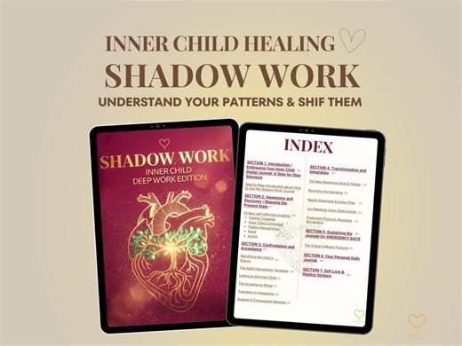 Shadow Work Journal Prompts I 100 Pages Inner Child Emotional Healing Workbook - Etsy