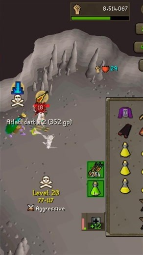 Osrs moblie pk: make a lot gp farming the bots #oldschoolrunescape