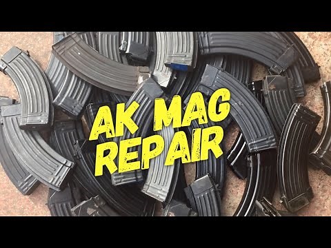 How to fix AK47-74 magazines: dented, rusted, stuck followers and more.