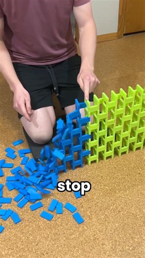 How to Stop a Falling Domino Wall