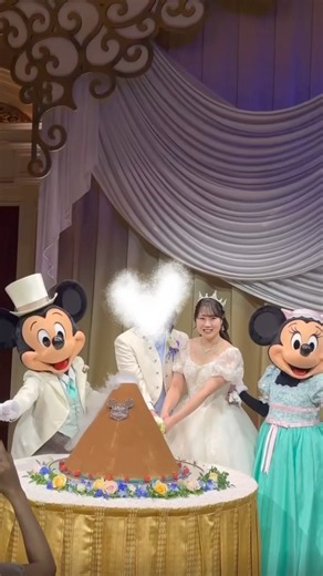 【ディズニー】ミラコスタで結婚式を挙げた卒花💍✨アウグーリは絶対につけるべき‼️ #ディズニー #FTW #ミラコスタ #結婚式 #キャラグリ