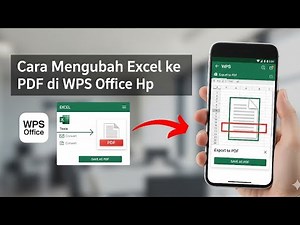 Cara Mengubah Excel ke PDF di WPS Office