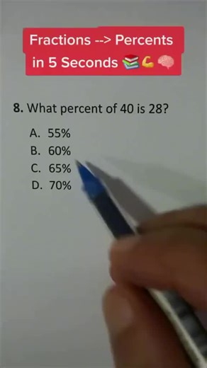 Understanding Percentages: What Percent of 40 is 28?