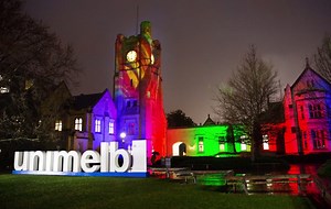 You may have noticed the Clock Tower up in lights for graduations 🚥 Unimelb student Josephine is graduating tomorrow and she'll be taking over our Snapchat! Follow along at 'unimelb' 👻 🎓 | The University of Melbourne
