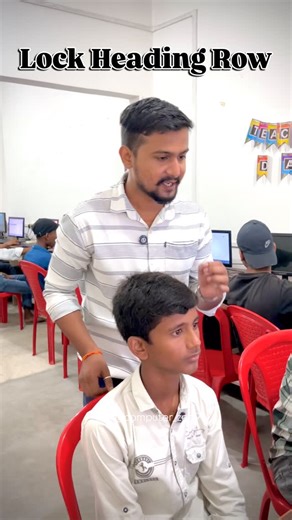 Computer Zee9 | Lock Heading Row in Excel #excel #msexcel #tipsandtricks #viral #explore #tech #knowledge | Instagram