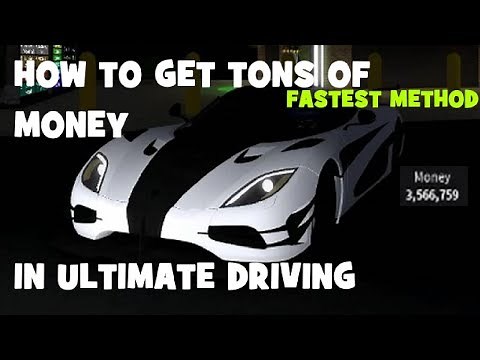 How to get a lot of money in Ultimate Driving! | Fastest Method! | Roblox