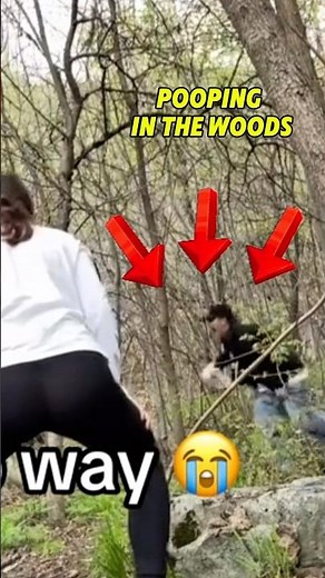 She screamed so loud a random pooper ran out