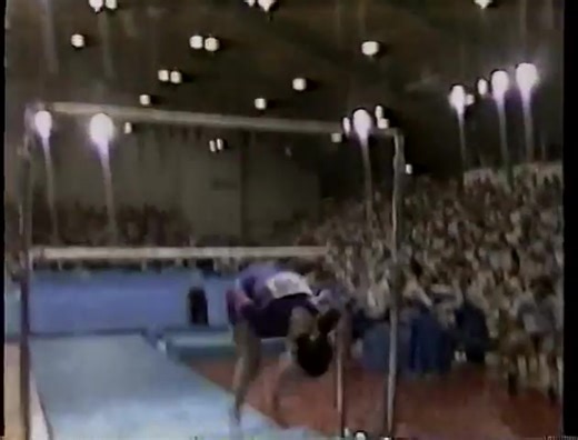 34K views · 707 reactions | Original UB Skill: 1983 Gina Stallone (USA/Florida) Cast double pirouette! @stallonegymnastics | International Gymnast Magazine | Facebook