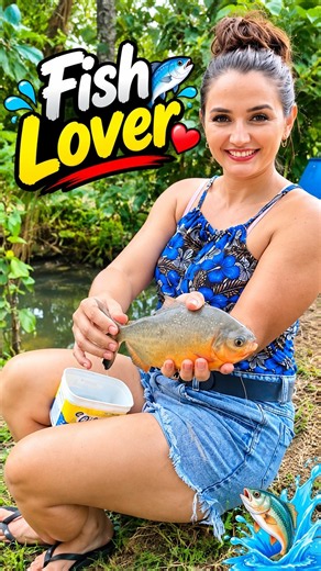 Fish Lover 🐟❤️ | Beautiful Fish, Fishing Moments & Peaceful Nature | Maria Vlogs #cowfarming