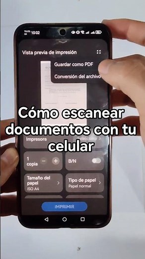 How to scan documents with my cell phone and convert them to PDF
