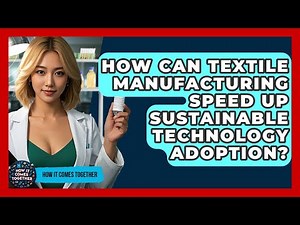 How Can Textile Manufacturing Speed Up Sustainable Technology Adoption? - How It Comes Together