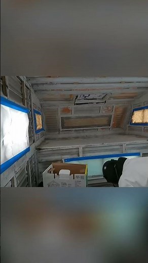 DIY Camper Insulation: Spray Foam Chaos & Tips! #shorts