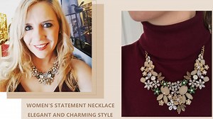 Watch Floral Collar Statement Necklace for Women on Amazon Live