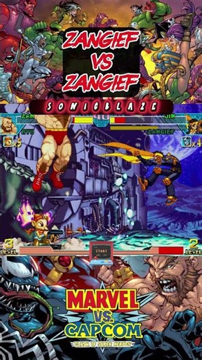 ZANGIEF destroys ZANGIEF in Marvel vs Capcom 🐻🔴