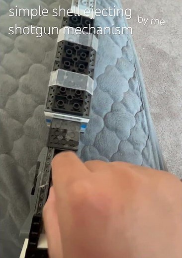 lego shell ejecting shotgun mechanism