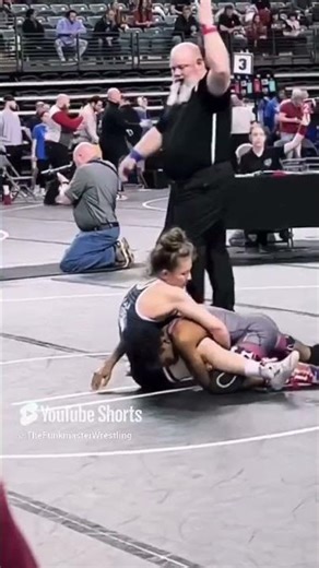 '23 NJCAA Women’s Wrestling Highlight (BIG MOVE) | Dutchess King (IHCC) vs Tenley Jones (CASC)