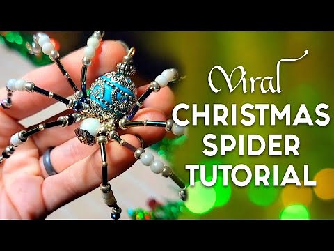 ✨How to Make an Elegant Christmas Spider | My Video That Went Viral ✨