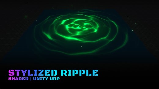 Stylized Energy Ripple Shader | Unity URP, Rohit Gupta