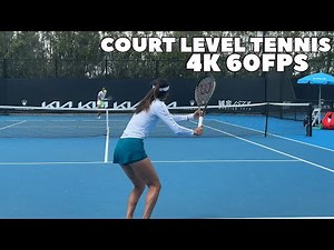 Emma Raducanu Court Level Practice 2024 (4K 60FPS)