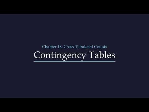 57 contingency tables