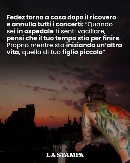 FEDEZ torna a casa dopo il RICOVERO: “Ho avuto PAURA”. Annullati tutti i prossimi concerti