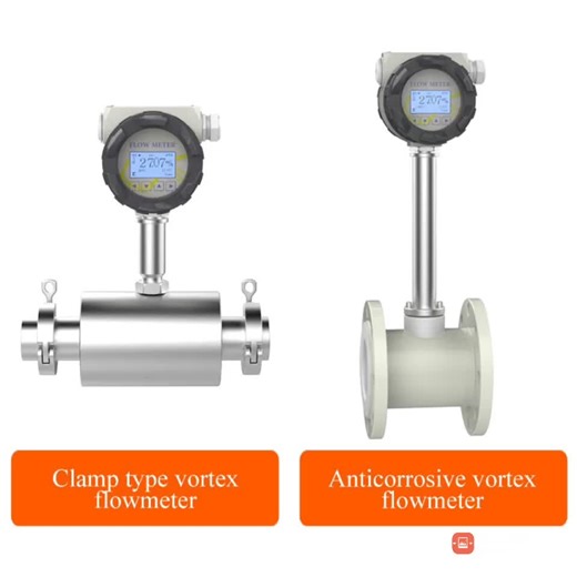 Easy Installation Flow Meter Wide Flow Turndown Range for Liquid/Gas/Air/Water/Oil Use for Remote Areas