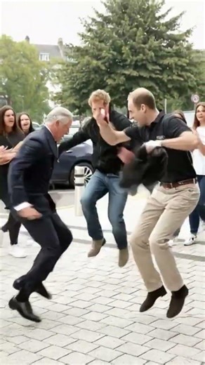 Funny dance by king Charles #dance.