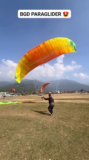 paraglider ground handling bir billing 😍 🪂 BGD #birbilling_the_india_first_highest_paragliding_site #flybgd #birbilling #paragliding #beautifulmoments #soloflight | Thakur Ajay