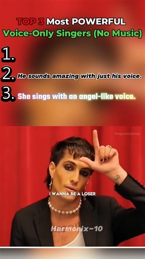 TOP 3 Most POWERFUL Voice Only Singers No Music