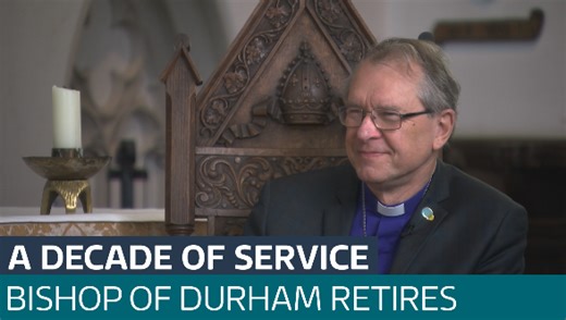 Bishop of Durham retires after 10 years  - Latest From ITV News